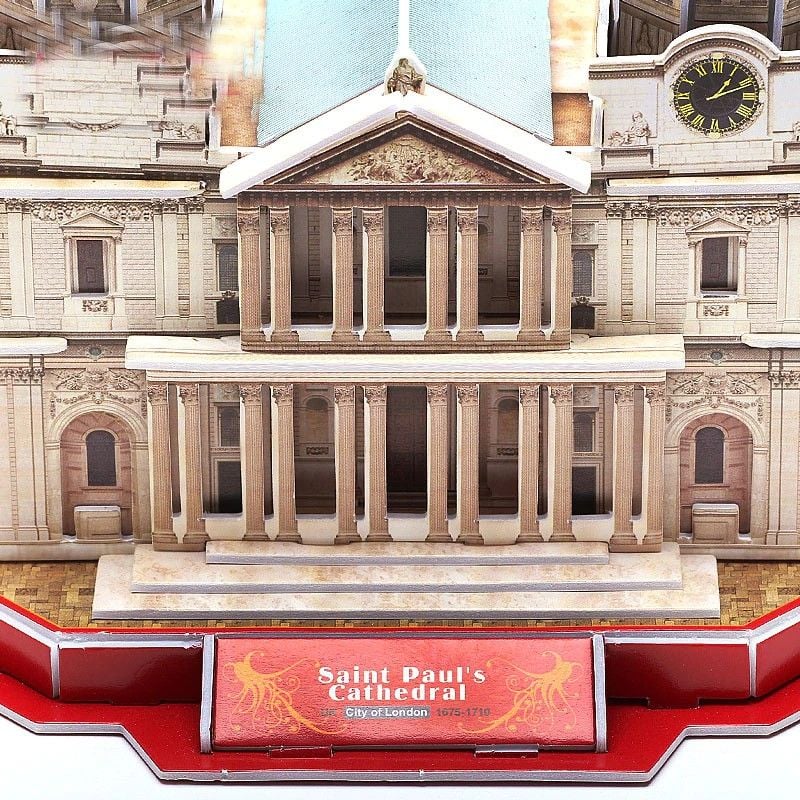  Mô Hình Giấy 3D Lắp Ráp CubicFun Nhà Thờ Thánh Paul DS0991h (107 mảnh, National Geographic St Paul's Cathedral) - PP063 