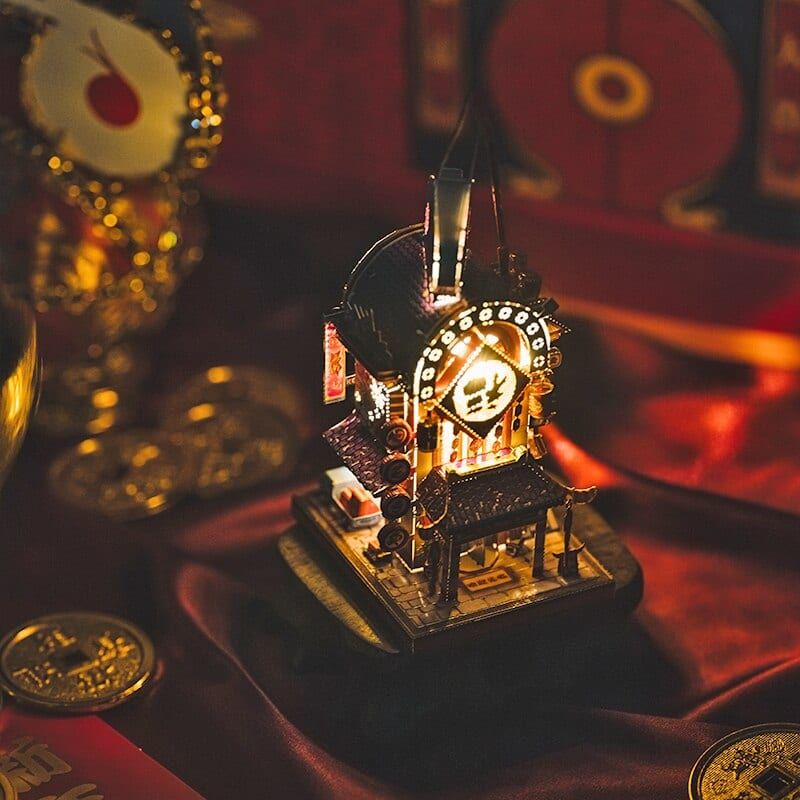  Mô Hình Kim Loại 3D Lắp Ráp MU Hoa Đăng Thuỵ Thố (80 mảnh, Blessed Rabbit Latern) YM-N124-A - MP1041 
