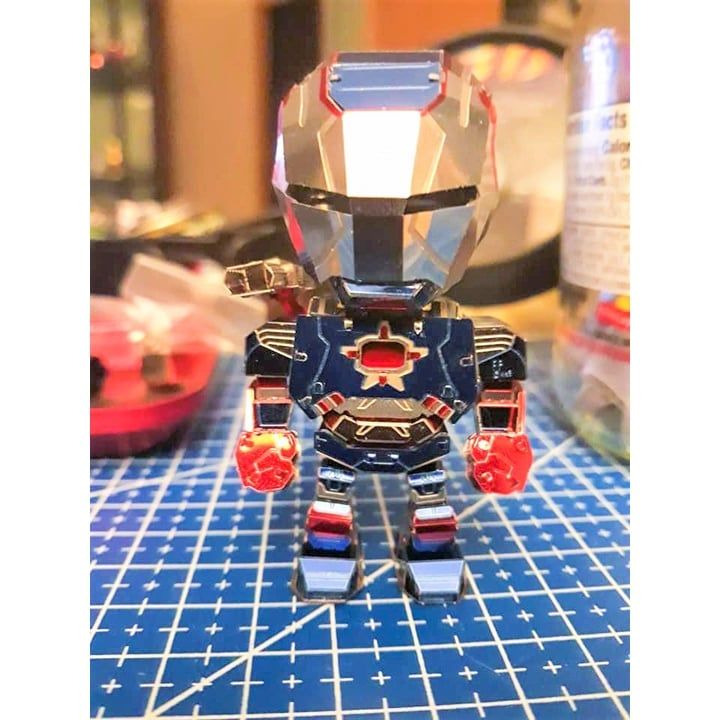  Mô Hình Kim Loại Lắp Ráp 3D Metal Head Marvel Iron Patriot – MP861 