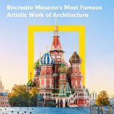  Mô Hình Giấy 3D Lắp Ráp CubicFun Nhà Thờ Chính Tòa Thánh Basil (222 mảnh, National Geographic Saint Basil's Cathedral) DS0999h - PP066 