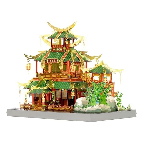  Mô Hình Kim Loại Lắp Ráp 3D MU Tập Nhã Trai (127 mảnh, Không LED, Jiya Building) YM-N127-A – MP1265 