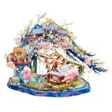  Mô Hình Kim Loại 3D Lắp Ráp MU Mùa Xuân Hoa Đào Nở (Peach Blossom Fairyland) YM-N111 - MP1157 