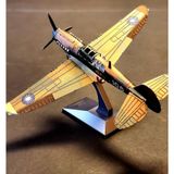  Mô Hình Kim Loại 3D Lắp Ráp Metal Head Máy Bay Tiêm Kích (43 mảnh, P-40 Warhawk) – MP1058 