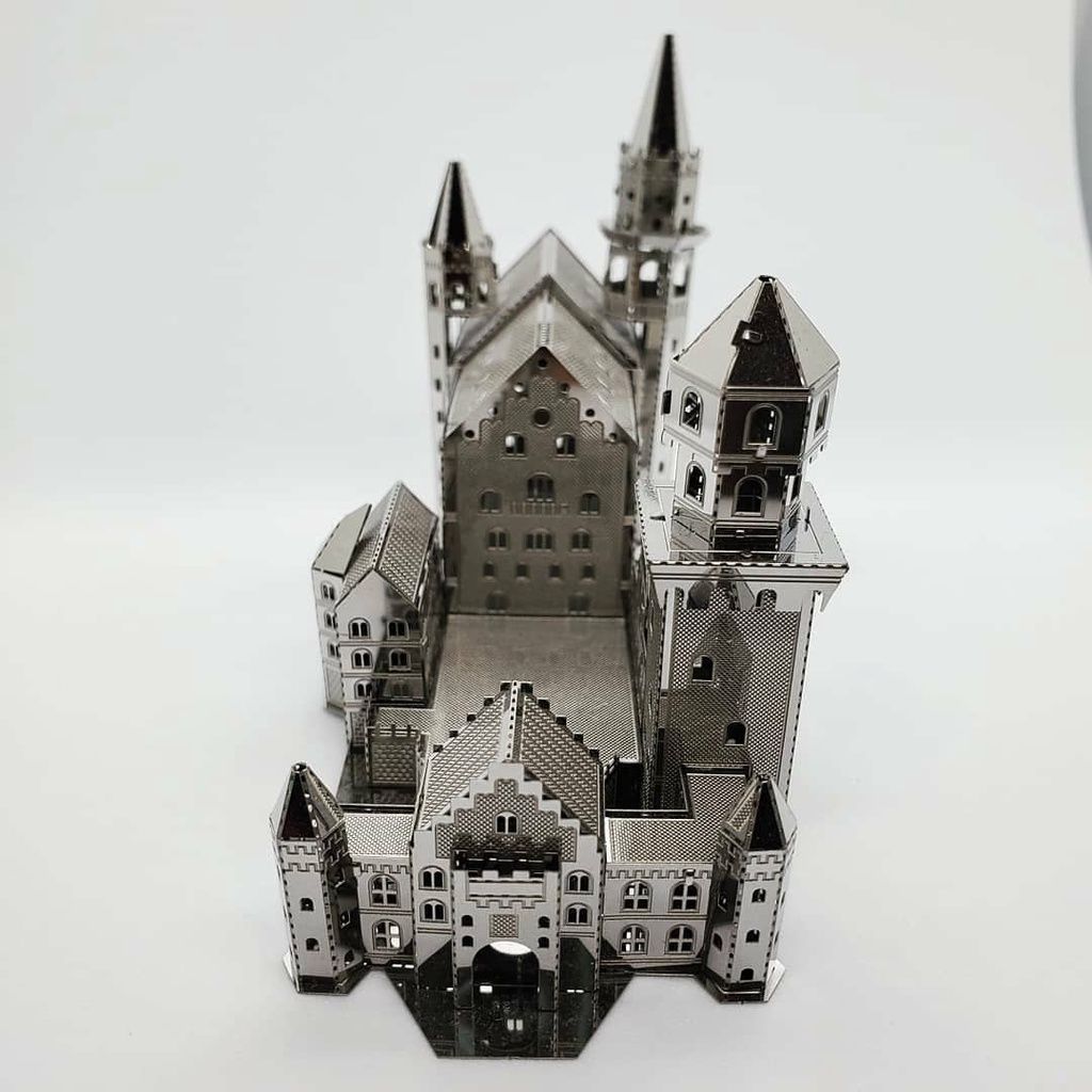  Mô Hình Kim Loại Lắp Ráp 3D Metal Mosaic Lâu Đài Cổ Tích Neuschwanstein Castle – MP961 