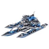  Mô Hình Kim Loại Lắp Ráp 3D Microworld Chiến Thuyền Phi Cơ The Leader Ship No1 - MP824 