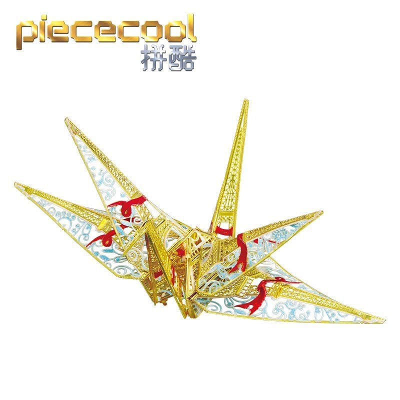  Mô Hình Kim Loại 3D Lắp Ráp Piececool Blind Box Thiên Ngữ Hạc Giao Ngẫu Nhiên (11 mảnh, Crane ) P-QYH2 - MP1061 