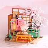  Mô Hình Gỗ 3D Lắp Ráp ROBOTIME Rolife Nhà Tí Hon (130 mảnh, Nancy's Sakura Pavilion) SN999 - WP233 