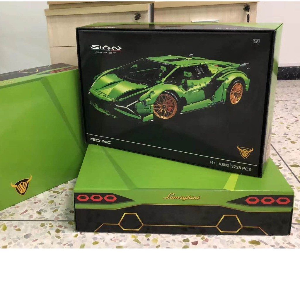  Mô Hình Nhựa 3D Lắp Ráp Technic Siêu Xe Đua Lamborghini SIAN FKP 37 (3696 mảnh) - LG0085 