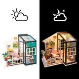  Mô Hình Gỗ 3D Lắp Ráp ROBOTIME DIY Dollhouse Nhà Tí Hon Balcony Daydreaming DGM05 – WP045 