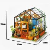  Mô Hình Gỗ 3D Lắp Ráp ROBOTIME DIY Dollhouse Nhà Tí Hon Cathy’s Flower House DG104 – WP042 