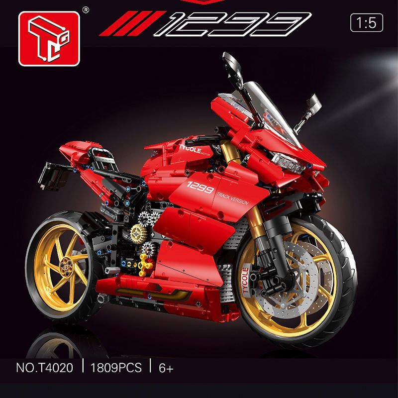  Mô Hình Nhựa 3D Lắp Ráp TGL Siêu Xe Mô Tô Ducati Panigale 1299 T4020 (1809 mảnh) 1:5 – LG0035 