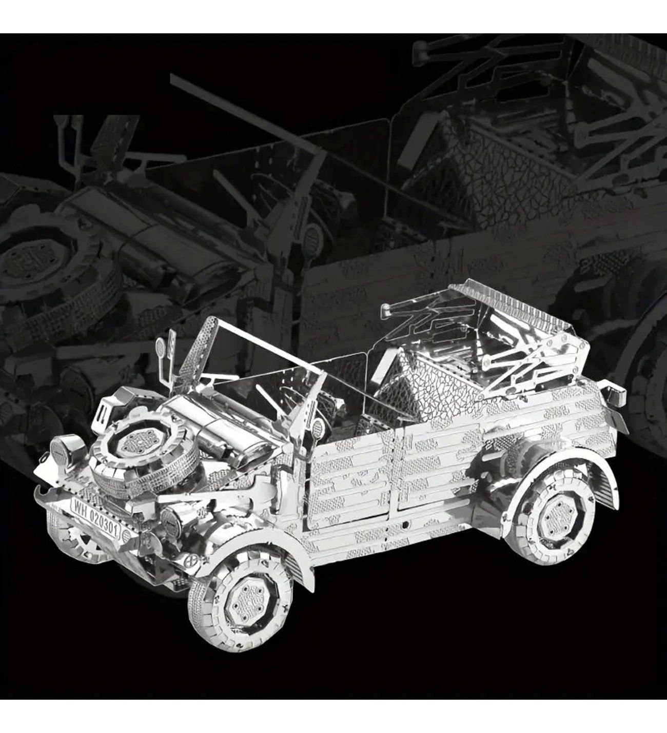  Mô Hình Kim Loại Lắp Ráp 3D Metal Works Xe VW82 (35 mảnh, Kubelwagen) I21139 – MP292 
