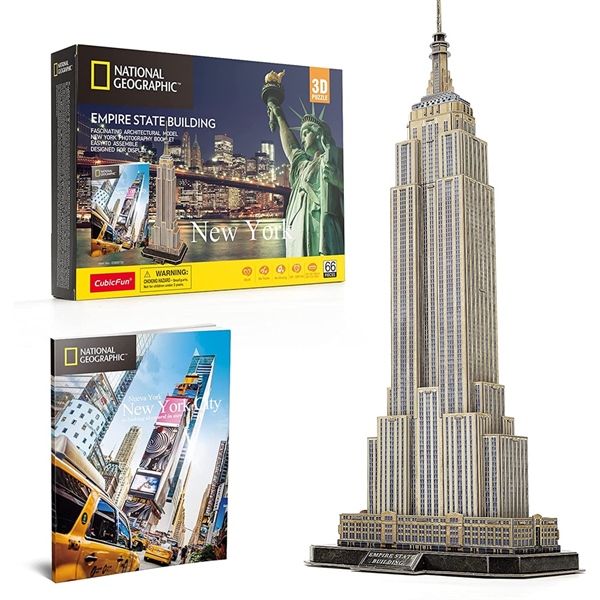  Mô Hình Giấy 3D Lắp Ráp CubicFun Tòa Tháp Empire DS0977h (66 mảnh, National Geographic The Empire State) - PP058 