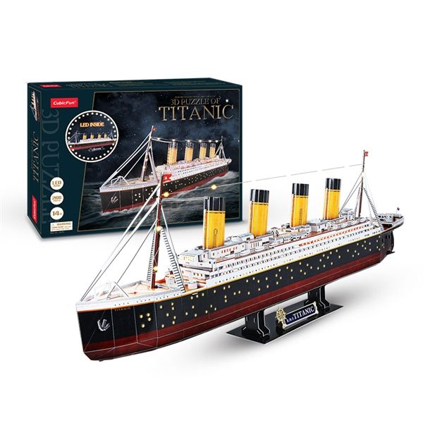  Mô Hình Giấy 3D Lắp Ráp CubicFun Tàu Titanic (266 mảnh, Titanic Ship) L521h - PP022 
