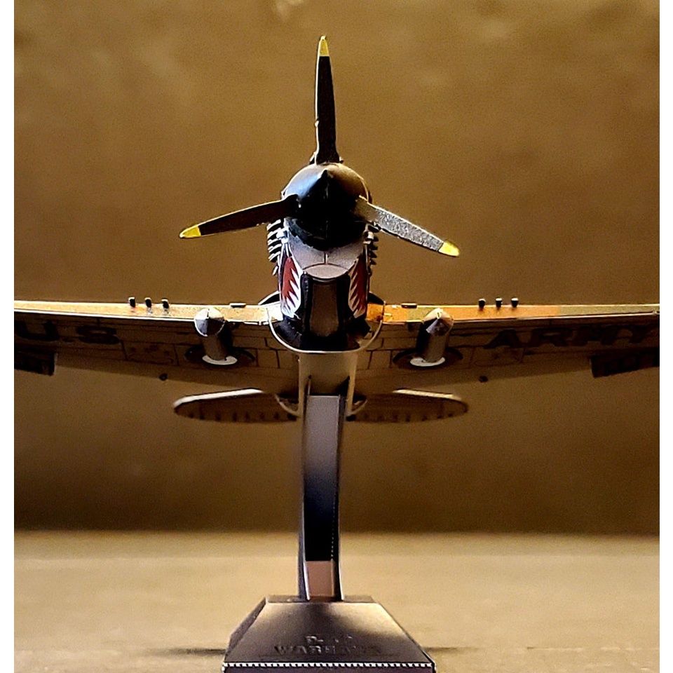 Mô Hình Kim Loại 3D Lắp Ráp Metal Head Máy Bay Tiêm Kích (43 mảnh, P-40 Warhawk) – MP1058 