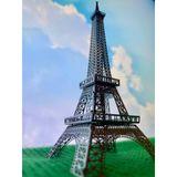  Mô Hình Kim Loại Lắp Ráp 3D Metal Mosaic Tháp Eiffel (11 mảnh) – MP655 