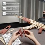  Mô Hình Gỗ 3D Lắp Ráp ROBOTIME ROKR Súng Trường (315 mảnh, AK-47) LQ901 – WP259 