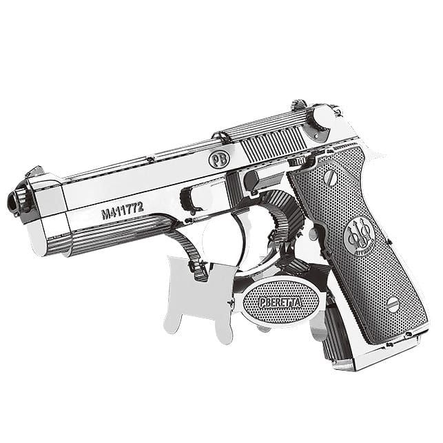  Mô Hình Kim Loại Lắp Ráp 3D Metal Mosaic Súng Lục Beretta 92 – MP851 