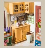  Mô Hình Gỗ 3D Lắp Ráp ROBOTIME DIY Dollhouse Nhà Tí Hon (150 mảnh, Mrs Charlie's Dining Room) DGM09 - WP153 