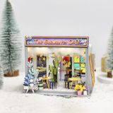  Mô Hình Gỗ 3D Lắp Ráp ROBOTIME DIY Dollhouse Nhà Tí Hon Teddy The Encounter Cafe TD02W – WP102 