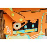  Mô Hình Gỗ 3D Lắp Ráp ROBOTIME Hộp Nhạc Nghệ Sĩ (88 mảnh, Robot Little Performer Music Box) AMD53 – WP010 