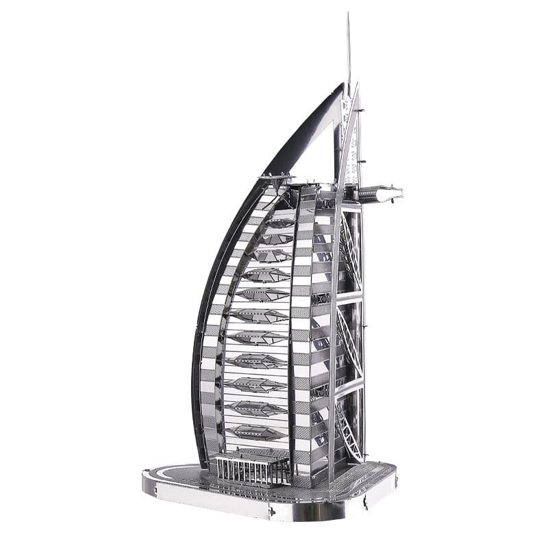  Mô Hình Kim Loại Lắp Ráp 3D Piececool Burj Al Arab (32 mảnh) HP001-S  – MP378 