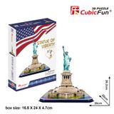  Mô Hình Giấy 3D Lắp Ráp CubicFun Tượng Nữ Thần Tự Do (39 mảnh, Statue of Liberty) C080h - PP080 