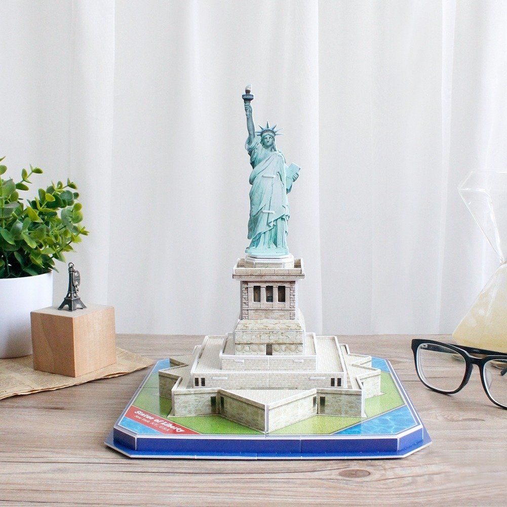  Mô Hình Giấy 3D Lắp Ráp CubicFun Tượng Nữ Thần Tự Do (39 mảnh, Statue of Liberty) C080h - PP080 
