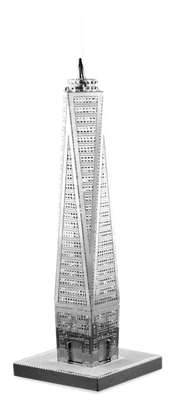  Mô Hình Kim Loại 3D Lắp Ráp Metal Mosaic Trung Tâm Thương Mại Thế Giới (20 mảnh, One World Trade Center) - MP1063 