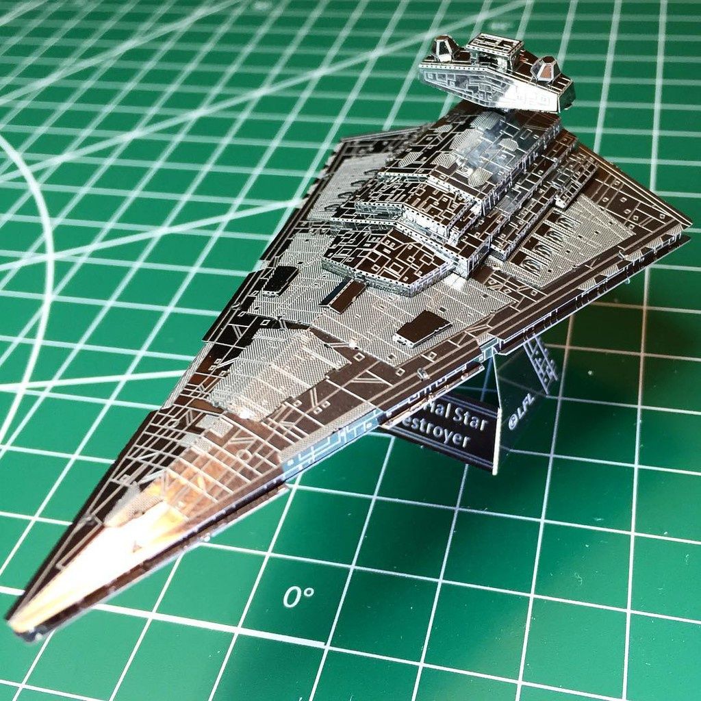  Mô Hình Kim Loại Lắp Ráp 3D Metal Mosaic Imperial Star Destroyers(45 mảnh) – MP721 