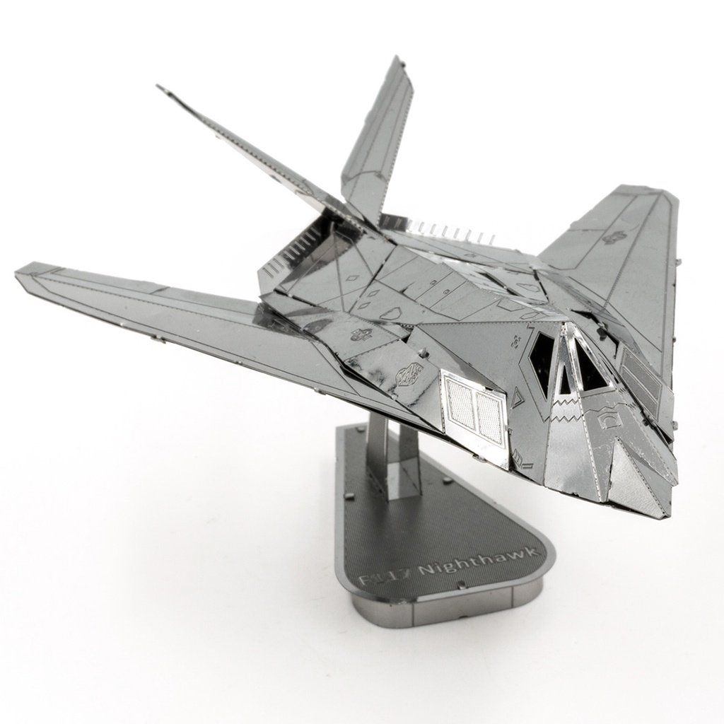  Mô Hình Kim Loại Lắp Ráp 3D Metal Head Tiêm Kích F117 Nighthawk (20 mảnh) – MP931 
