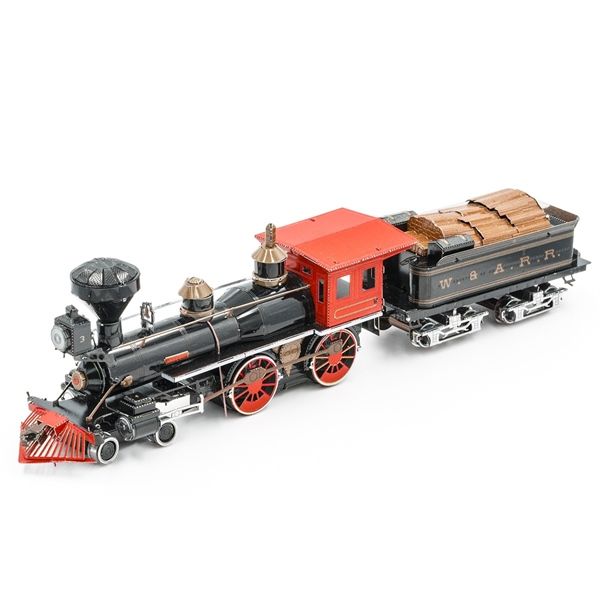  Mô Hình Kim Loại Lắp Ráp 3D Metal Head Wild West Xe Lửa 4-4-0 Locomotive – MP948 