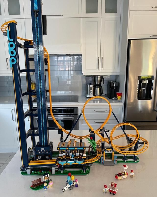  Mô Hình Nhựa 3D Lắp Ráp OEM Tàu Lượn Siêu Tốc Loop Coaster (3756 mảnh, Roller Coaster) 13003- LG0139 