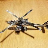  Mô Hình Kim Loại Lắp Ráp 3D Metal Mosaic Trực Thăng AH-64 Apache – MP034 