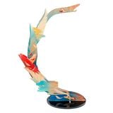  Mô Hình Kim Loại Lắp Ráp 3D MU Bách Điểu Triều Phụng (173 mảnh, Đế Mica Trong, Màu Vàng, Birds Pay Homage To The Phoenix0) YM-N115-II – MP1240 