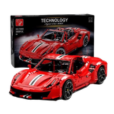  Mô Hình Nhựa 3D Lắp Ráp TGL Siêu Xe Đua Ferrari 488 Pista 1:8 (3558 mảnh, Super Racing Car) T5005 – LG0038 