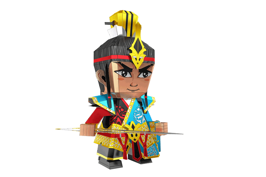  Mô Hình Kim Loại Lắp Ráp 3D Piececool Chu Lang (32 mảnh, Zhou Yu) Q008 – MP545 