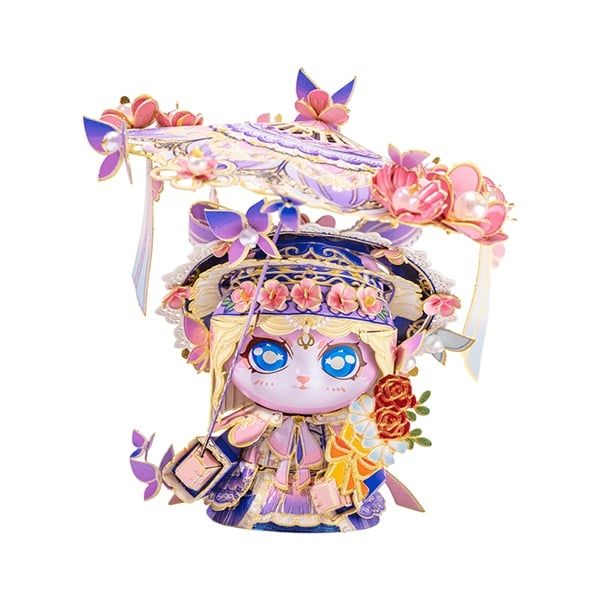  Mô Hình Kim Loại Lắp Ráp 3D MU Mèo Quý Cô (115 mảnh, Kitty Lady) YM-N146-O – MP1253 
