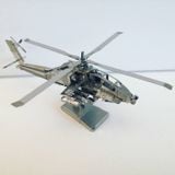  Mô Hình Kim Loại Lắp Ráp 3D Metal Mosaic Trực Thăng AH-64 Apache (45 mảnh) – MP034 