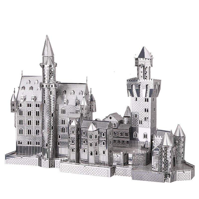  Mô Hình Kim Loại Lắp Ráp 3D Piececool Lâu Đài Cổ Tích (Neuschwanstein Castle) HP013-S – MP380 