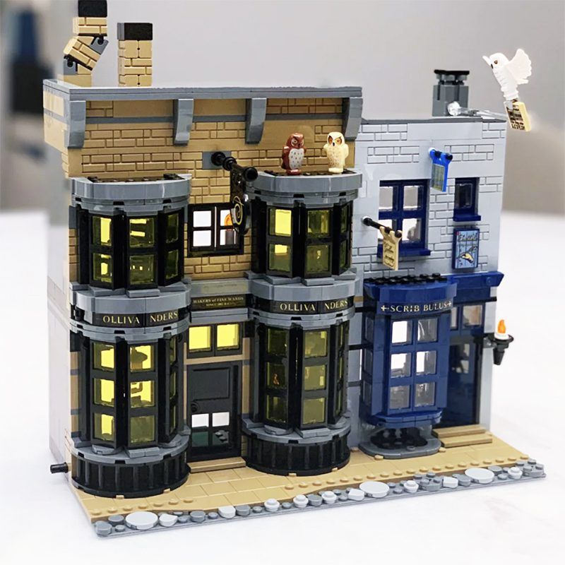  Mô Hình Nhựa 3D Lắp Ráp OEM Harry Potter Hẻm Xéo (5544 mảnh, Lego 75978 Diagon Alley) - LG0149 