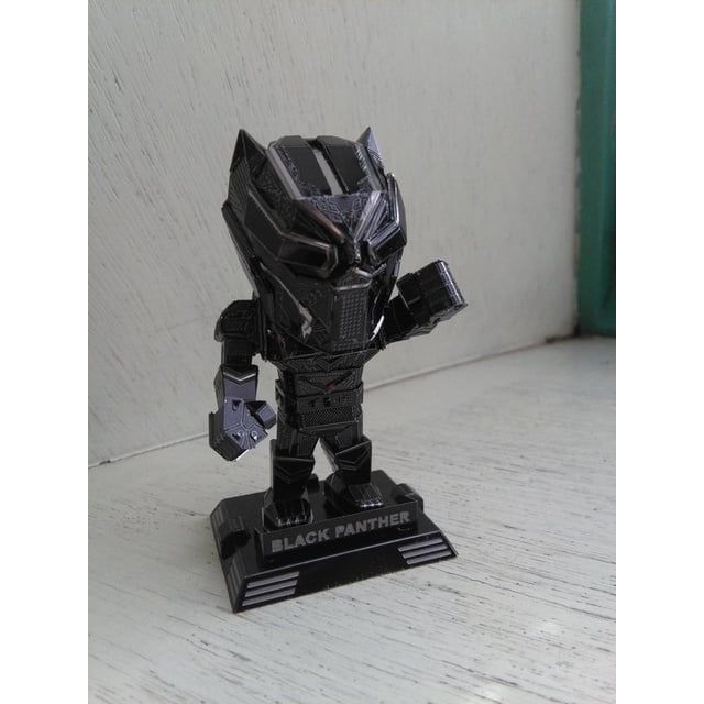  Mô Hình Kim Loại Lắp Ráp 3D Metal Head Marvel Black Panther (50 mảnh)  – MP769 