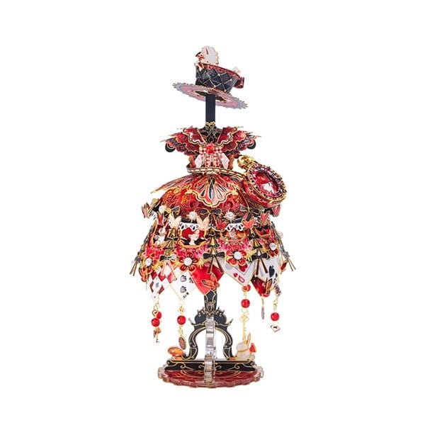  Mô Hình Kim Loại Lắp Ráp 3D MU Bộ Váy Quý Tộc Của Alice (113 mảnh, Đế Mica Đen, Alice's Dress) YM-N174-B – MP1243 