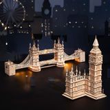  Mô Hình Gỗ 3D Lắp Ráp ROBOTIME Rolife Tháp Đồng Hồ Big Ben (Big Ben Tower) TG507 – WP228 