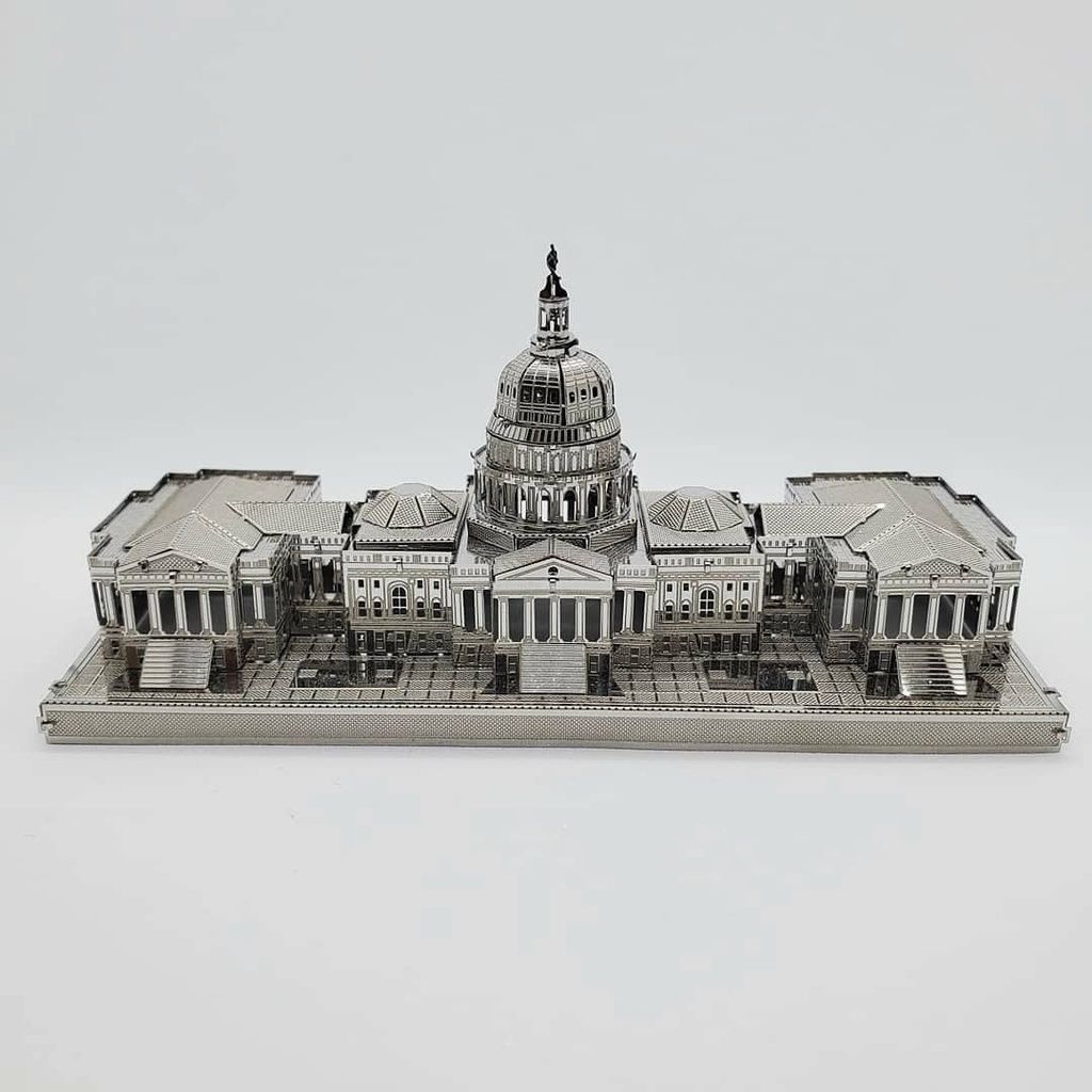  Mô Hình Kim Loại Lắp Ráp 3D Metal Mosaic Tòa Nhà Quốc Hội Mỹ (35 mảnh, US Capitol) – MP841 