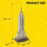  Mô Hình Giấy 3D Lắp Ráp CubicFun Tòa Tháp Empire DS0977h (66 mảnh, National Geographic The Empire State) - PP058 