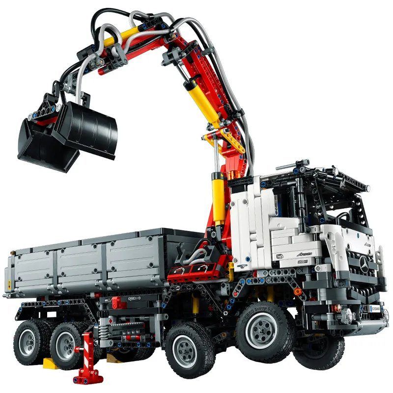  Mô Hình Nhựa 3D Lắp Ráp Technic Xe Tải Cẩu Đa Năng Mercedes-Benz Arocs T2115 (2739 mảnh) - LG0074 