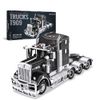 Mô Hình Kim Loại 3D Lắp Ráp Piececool Xe Đầu Kéo Kenworth T909 (308 mảnh, Trucks T909) HP344-KS - MP1228
