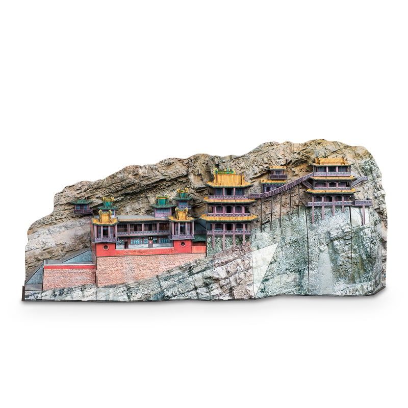  Mô Hình Giấy 3D Lắp Ráp CubicFun Đền Treo Hoành Sơn Huyền Không Tự (193 mảnh, The Hanging Temple) CN6006h - PP087 