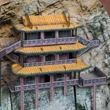  Mô Hình Giấy 3D Lắp Ráp CubicFun Đền Treo Hoành Sơn Huyền Không Tự (193 mảnh, The Hanging Temple) CN6006h - PP087 